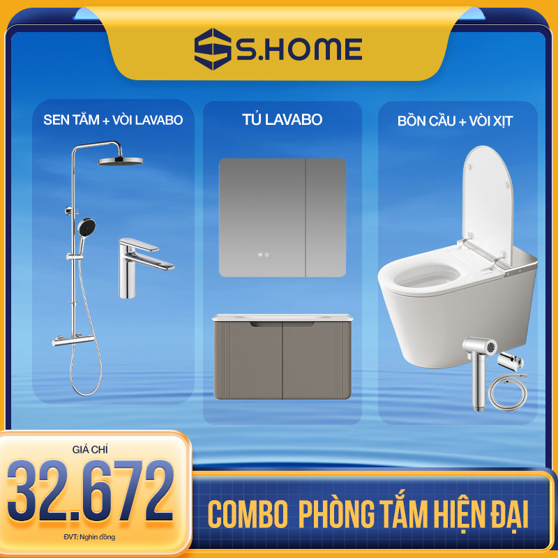 Combo Hiện Đại thiết bị phòng tắm 32.672k